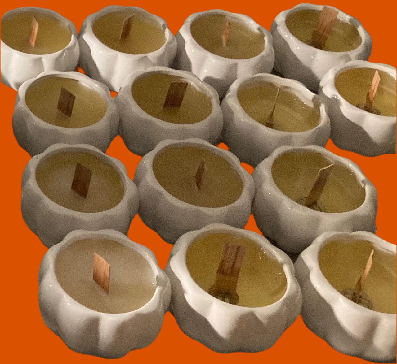 Pumpkin Container Candle- Simmer Pot Scented